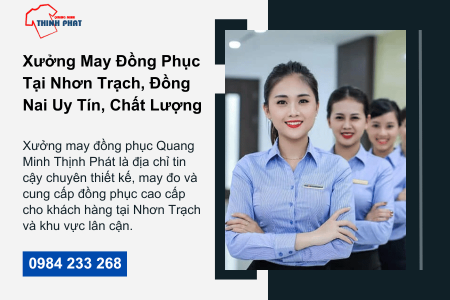 Xưởng May Đồng Phục Tại Nhơn Trạch, Đồng Nai - Uy tín, chuyên nghiệp