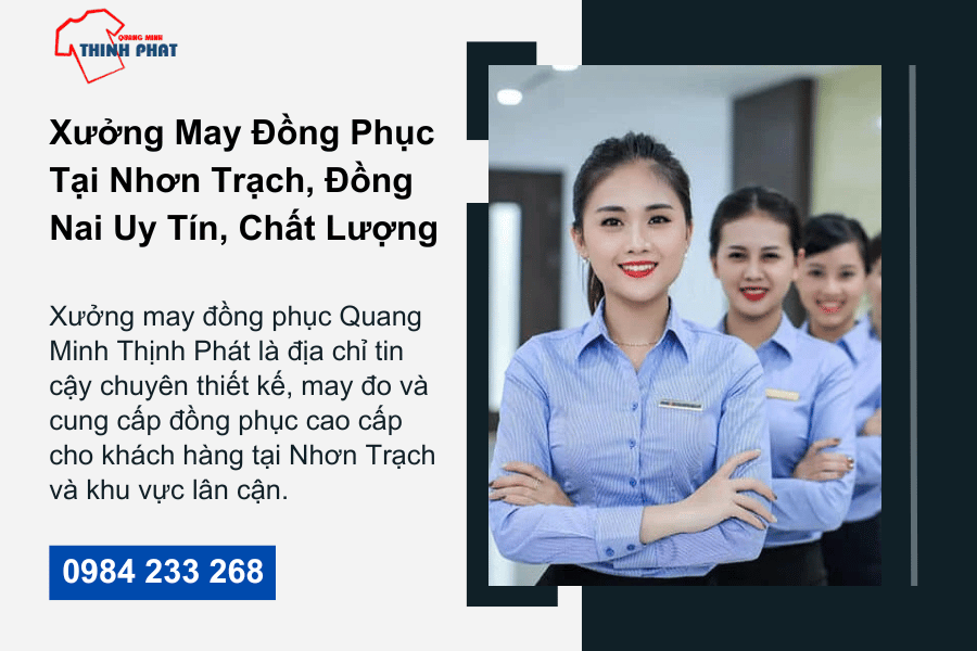 Xưởng may đồng phục tại Nhơn Trạch